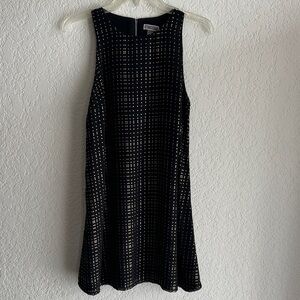 Chelsea28 Elegant Black and Gold Women's Dress